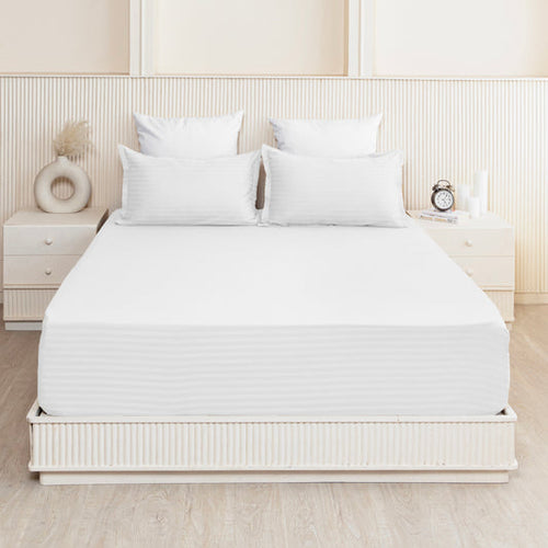 100% Dustproof & Water Resistant + 360°  Elastic Fitted Mattress Protector