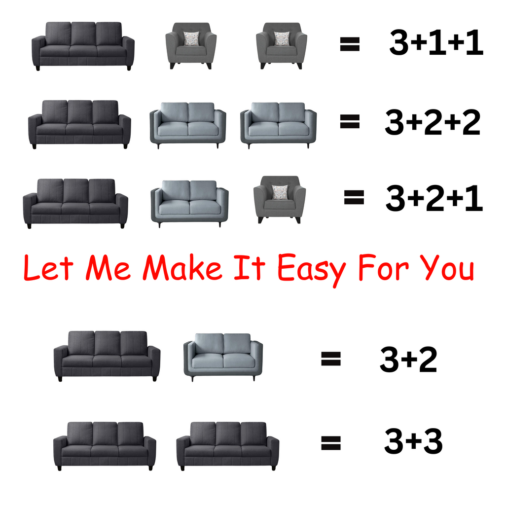 Geometric Brown - Luxury Quality Strechable & Dust-proof Sofa Cover