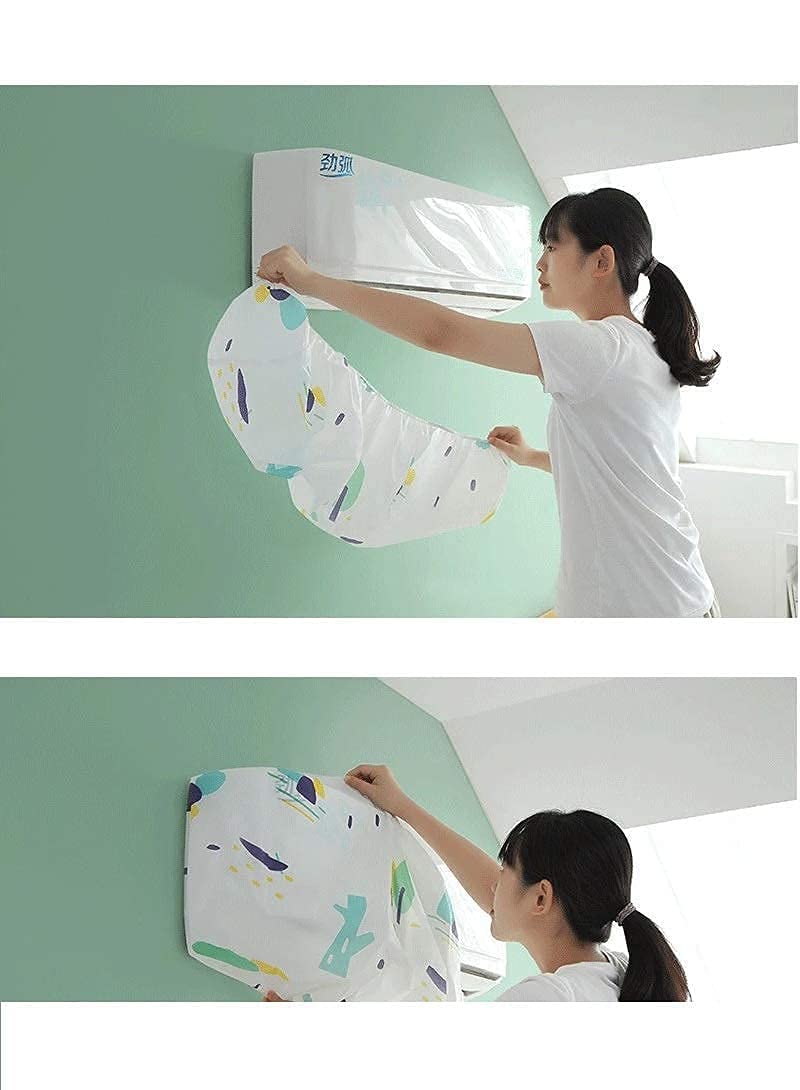 White Art - Dustproof & Machine Washable AC Cover