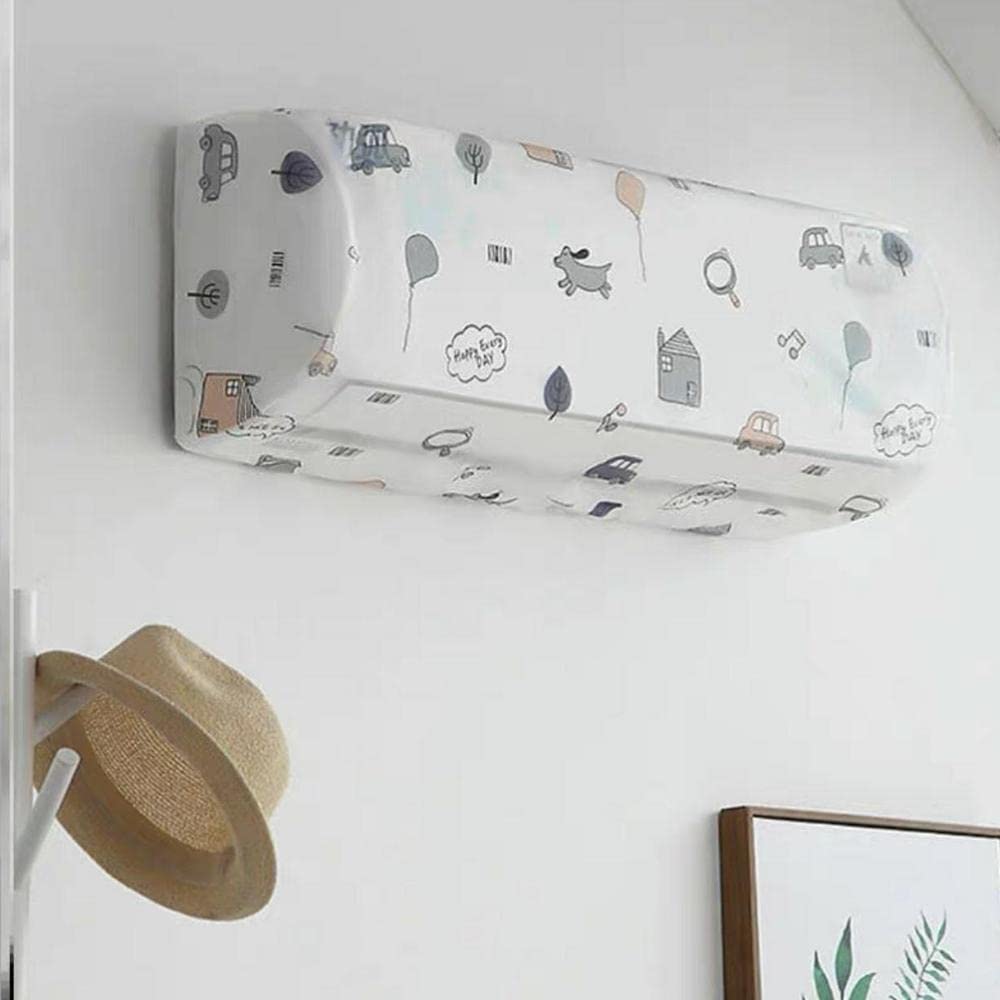 White Art - Dustproof & Machine Washable AC Cover