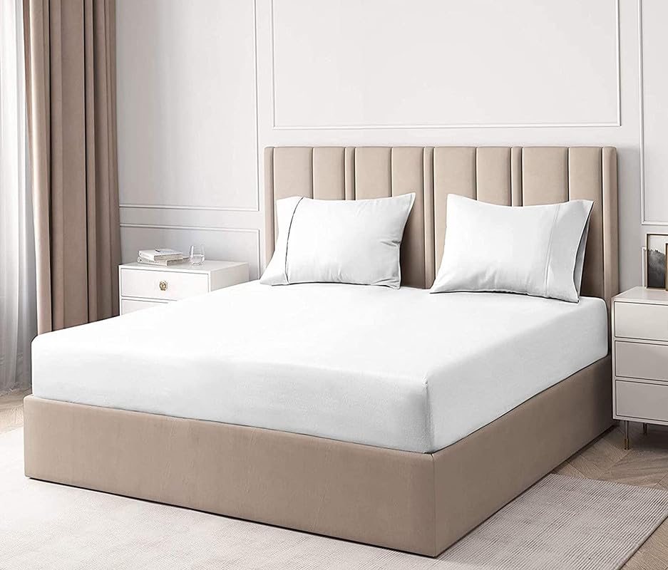 100% Dustproof & Water Resistant + 360°  Elastic Fitted Mattress Protector
