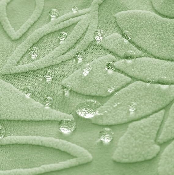 Majestic Jacquard Pastol Green Elastic Chair Cover – Stretchable, Dustproof, Machine Washable