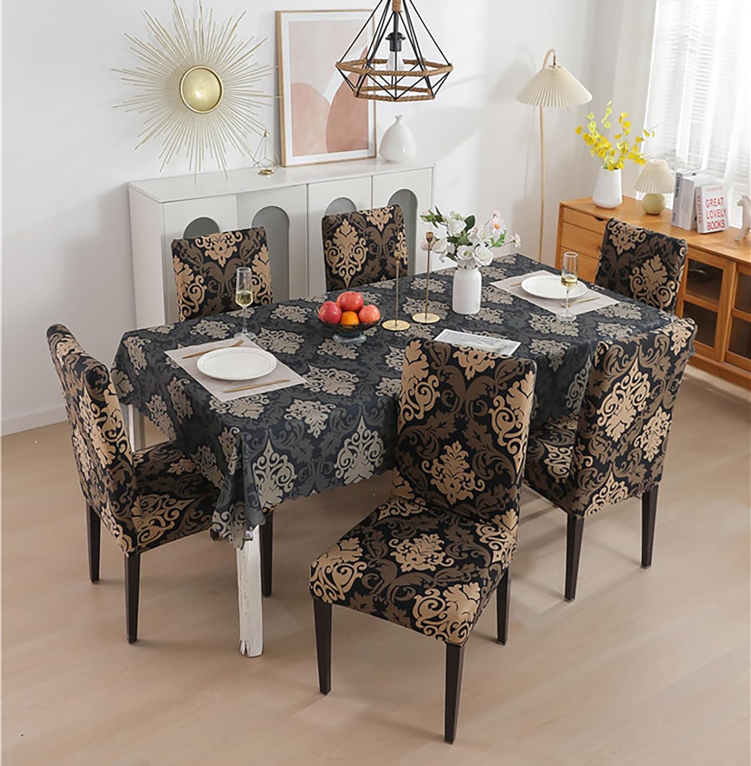 Royal Black Chair & Table Cover