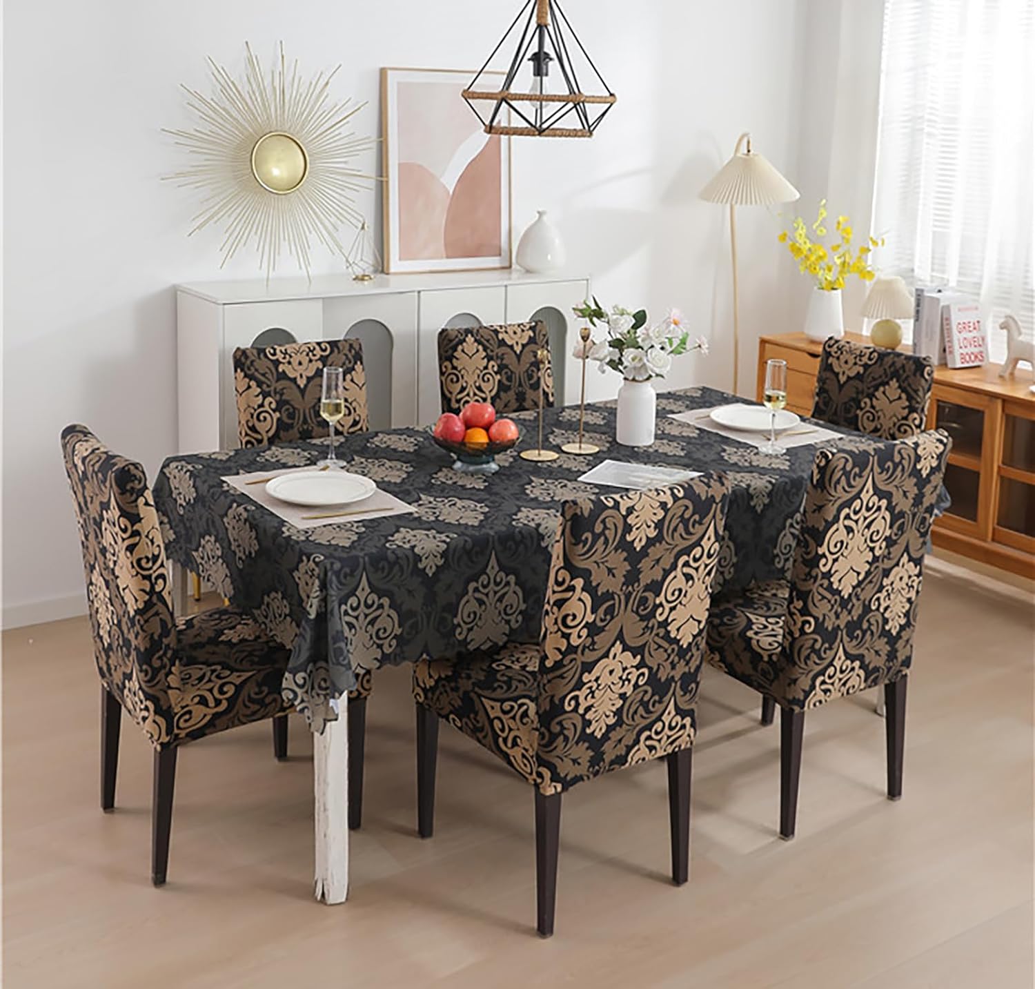 Royal Black Chair & Table Cover