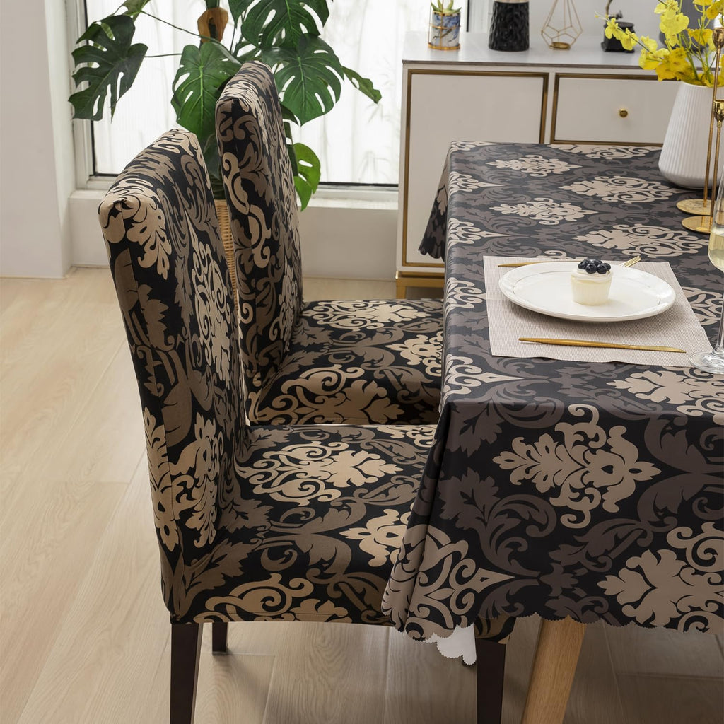 Royal Black Chair & Table Cover