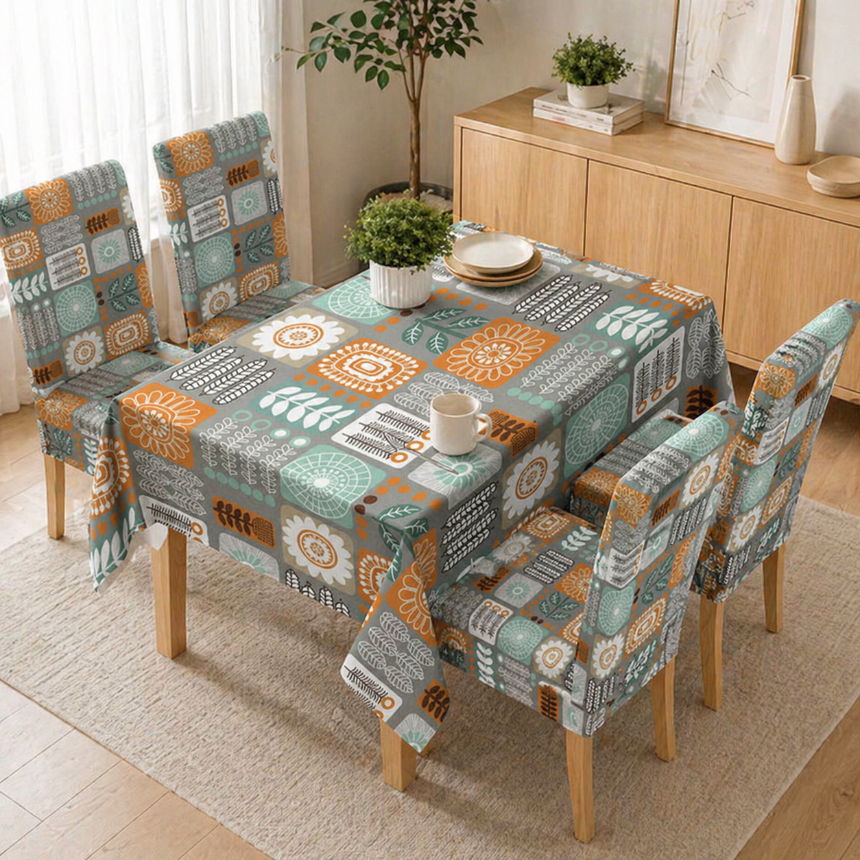 Square Art – Dustproof, Stain-Free, Water Resistant & Washable