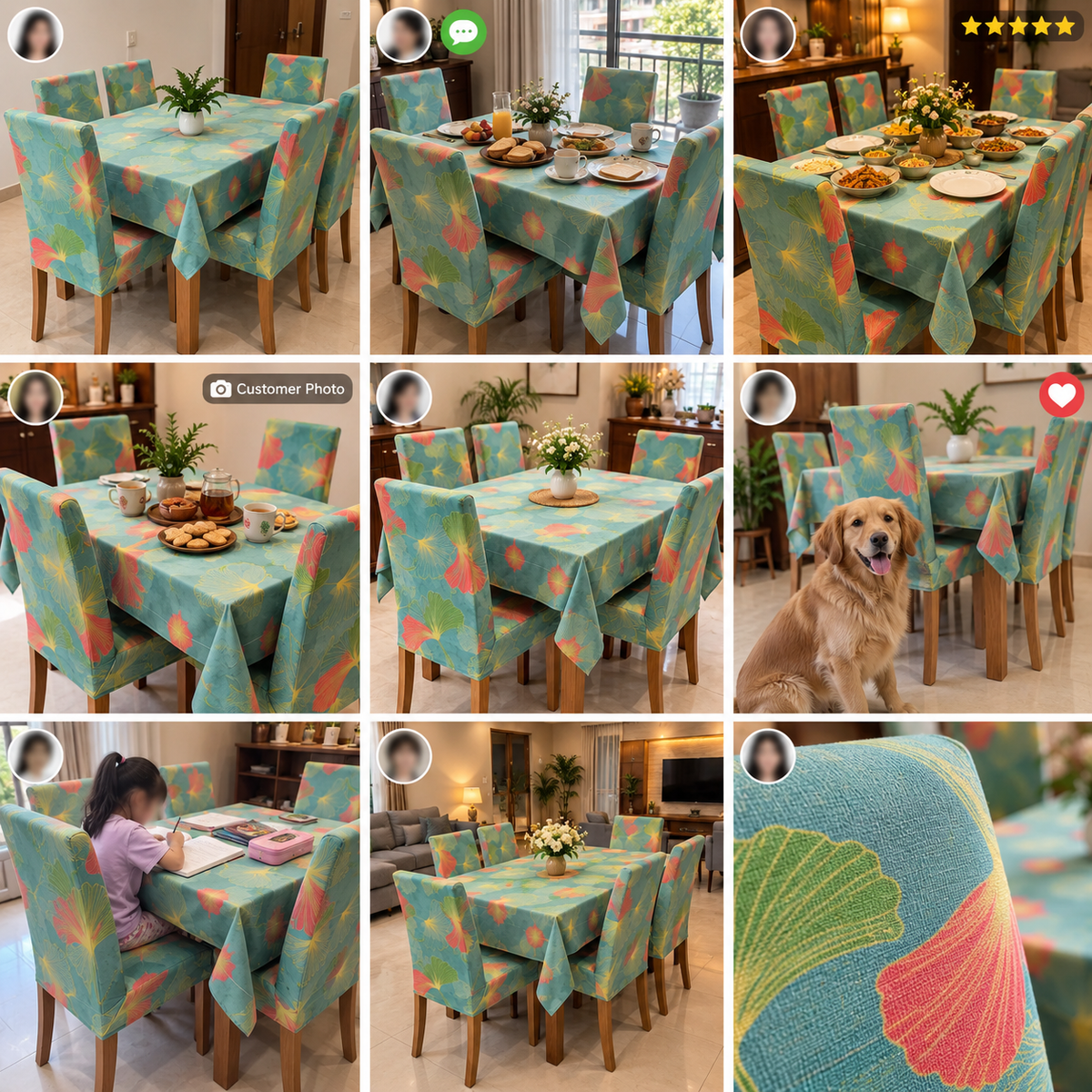 Jade Royale – Premium Dining Set Cover