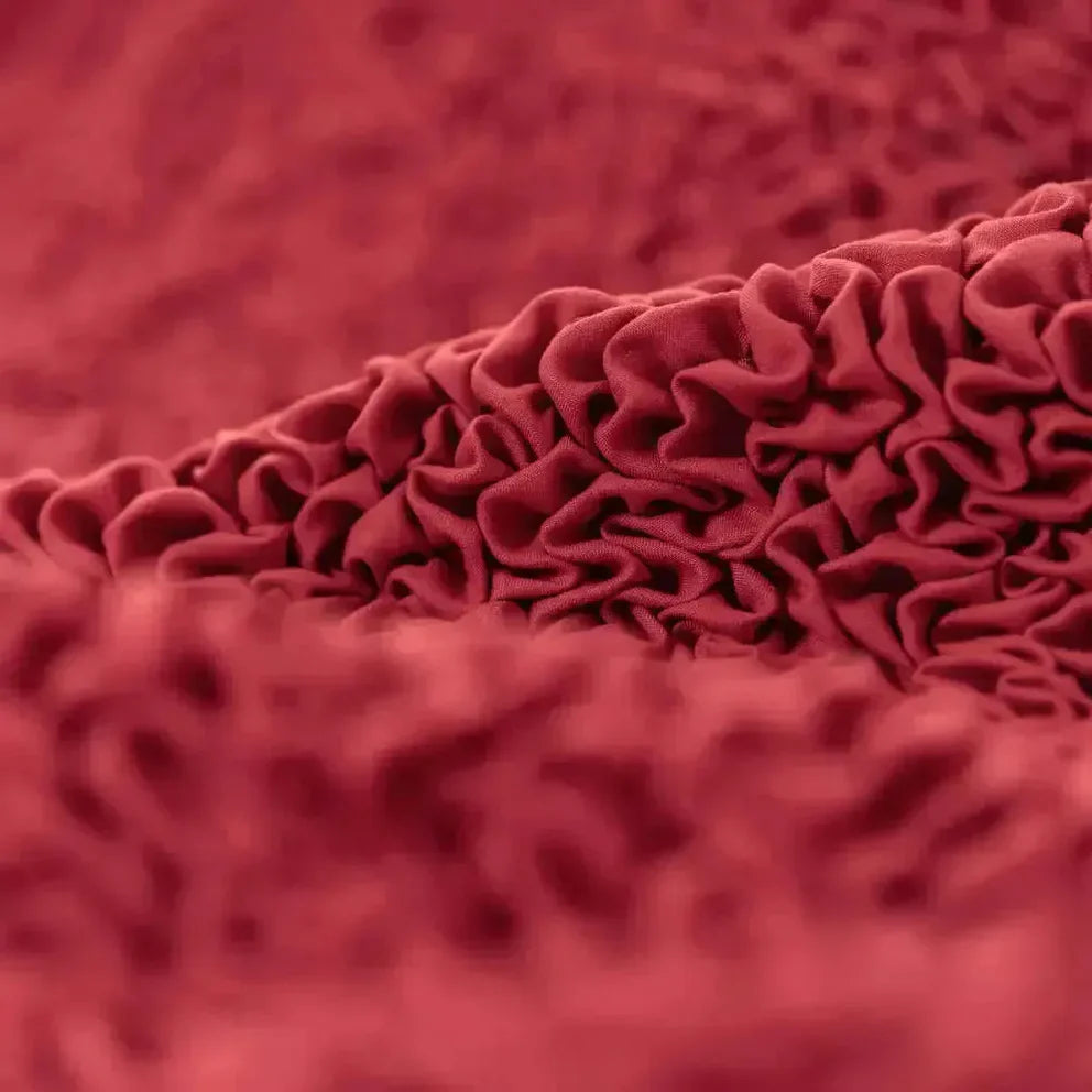 Bubble Maroon Chair Cover - Fit For All Size Office Chair Slipcover, Microfibra Collection