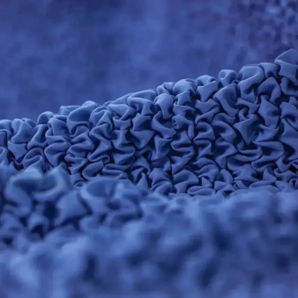 Bubble Blue Chair Cover - Fit For All Size Office Chair Slipcover, Microfibra Collection