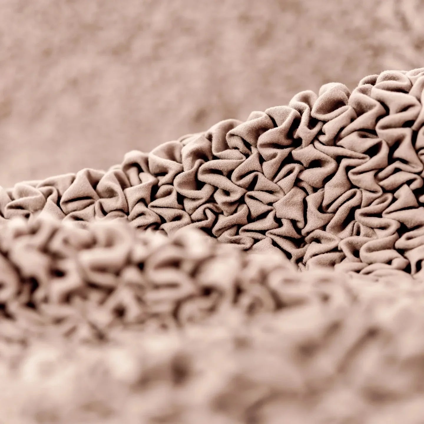 Bubble Blush Taupe Chair Cover - Fit For All Size Office Chair Slipcover, Microfibra Collection