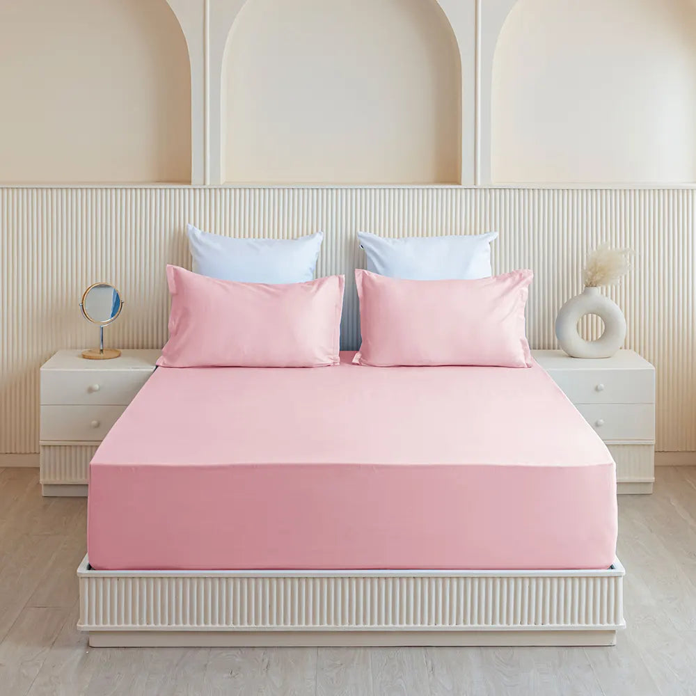 100% Dustproof & Water Resistant + 360°  Elastic Fitted Mattress Protector