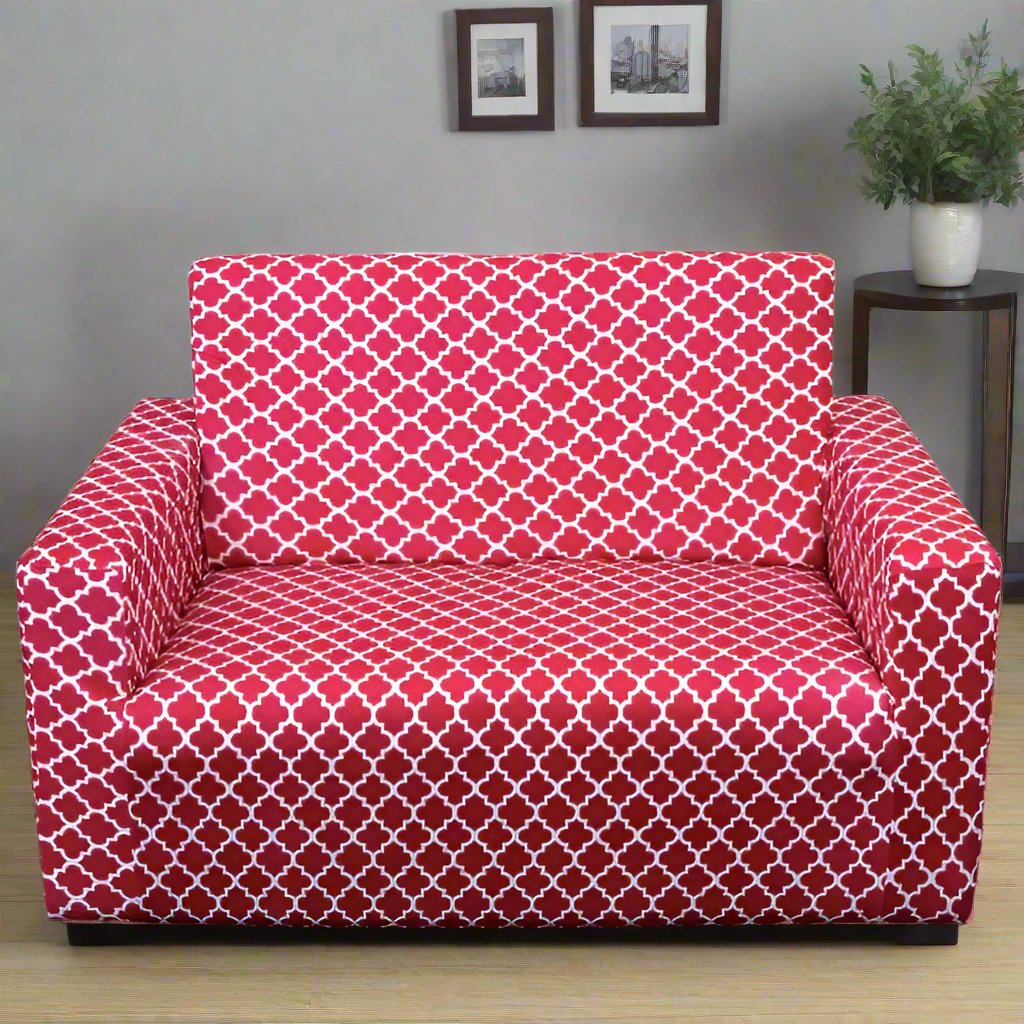 Red Diamond - Luxury Quality Strechable & Dust-proof Sofa Cover