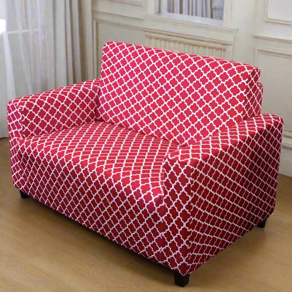 Red Diamond - Luxury Quality Strechable & Dust-proof Sofa Cover