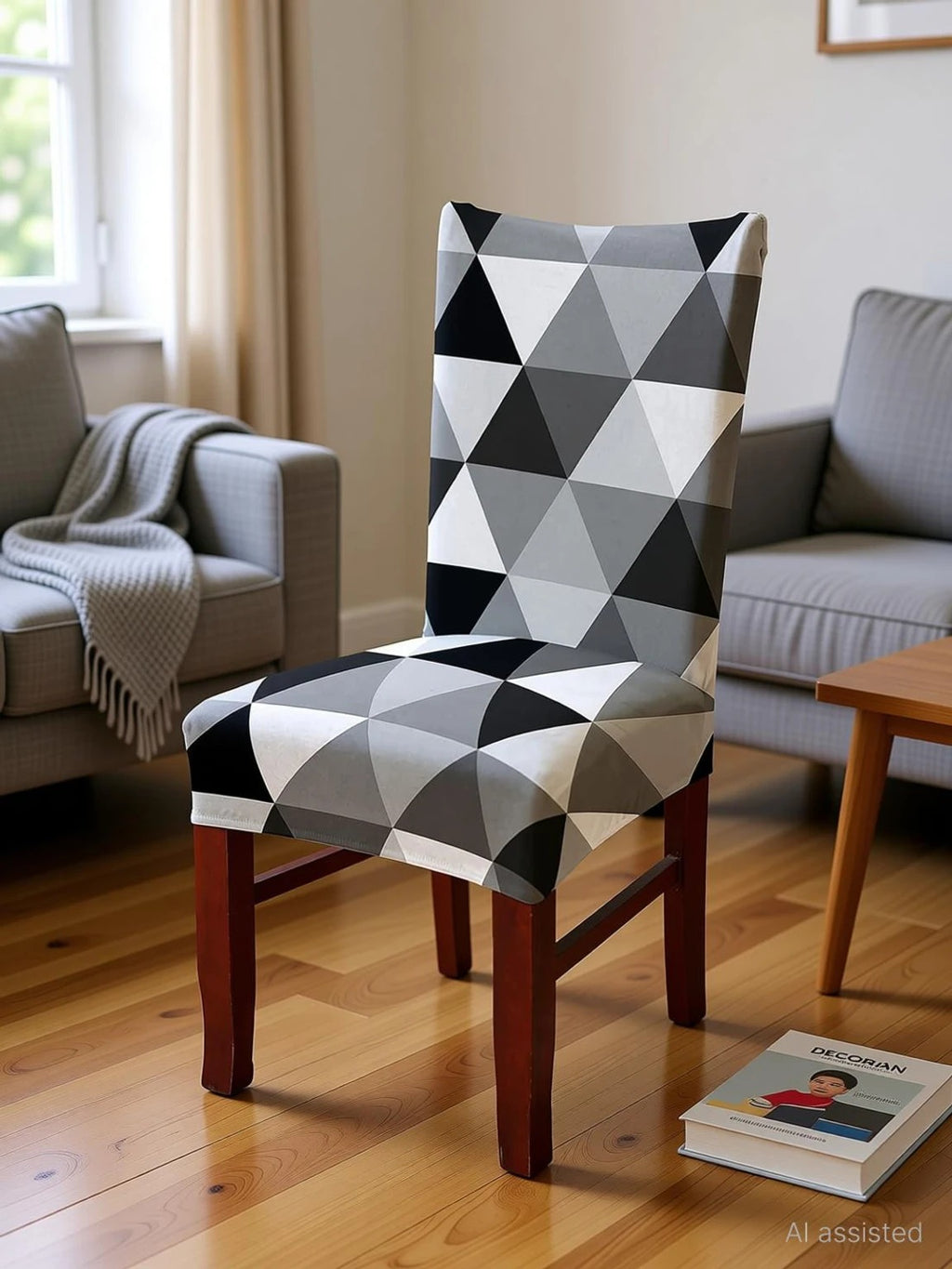 Prism Black – Premium Dining Set Cover