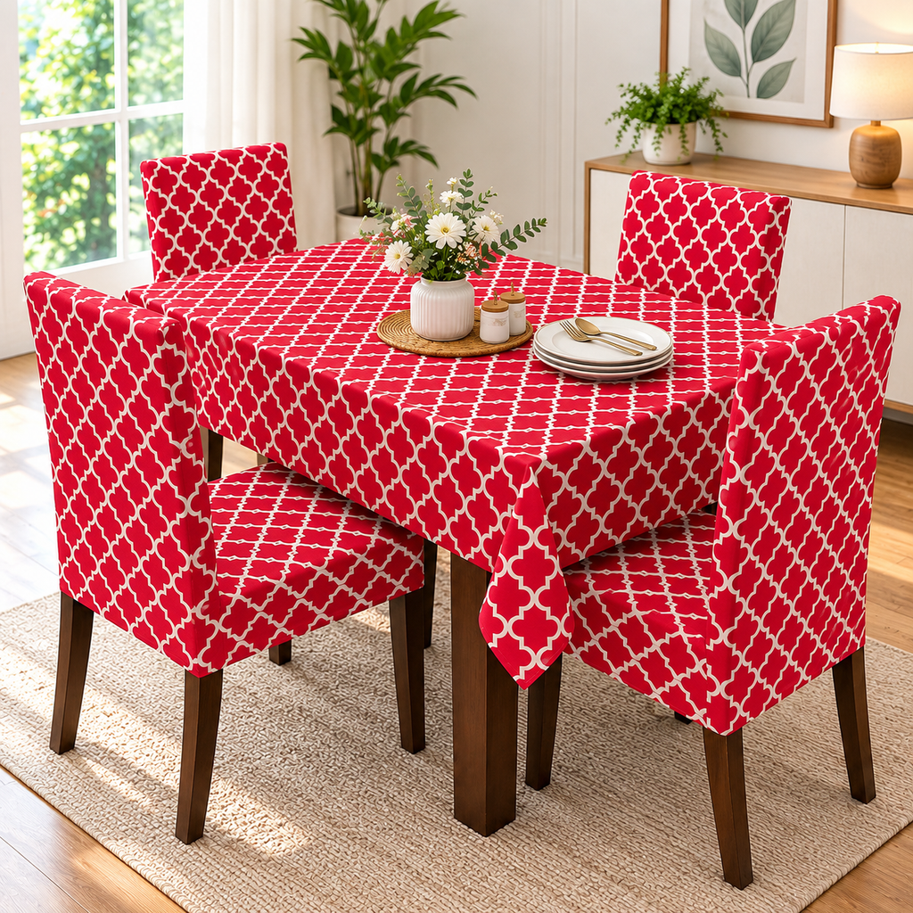 Red Diamond – Premium Dining Set Cover