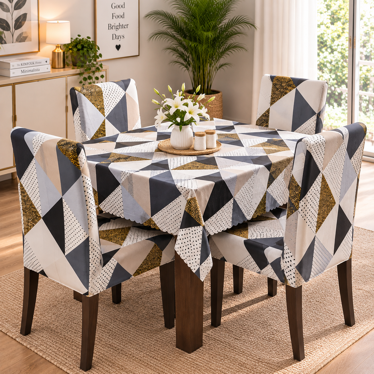 Shades Of Prism – Premium Dining Set Cover