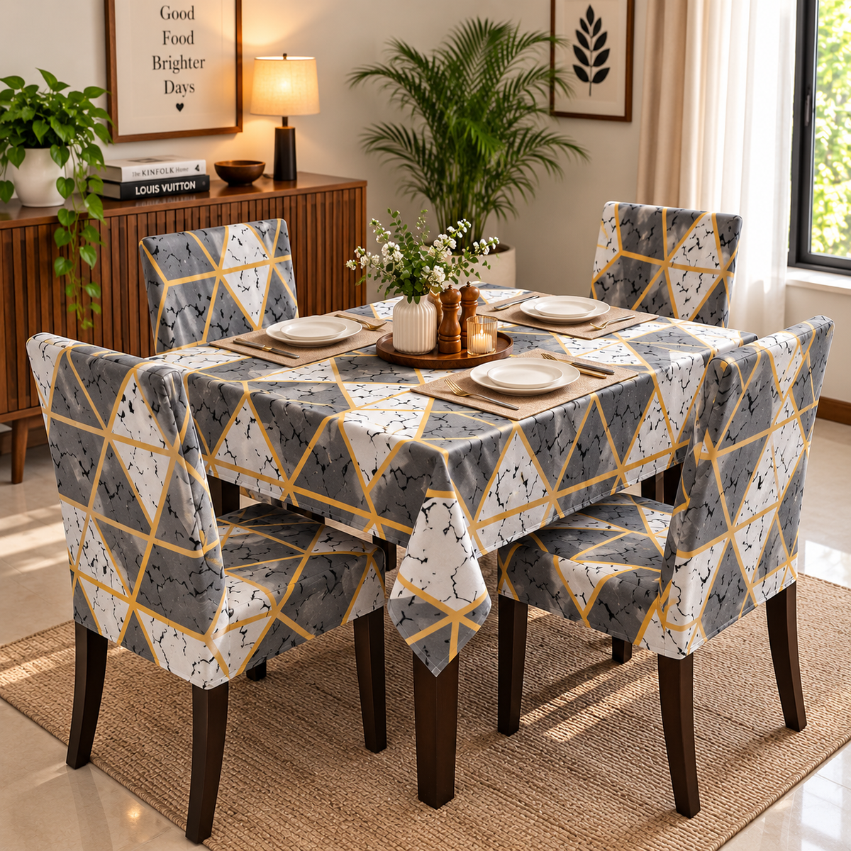 Japanese Art – Premium Dining Set Cover