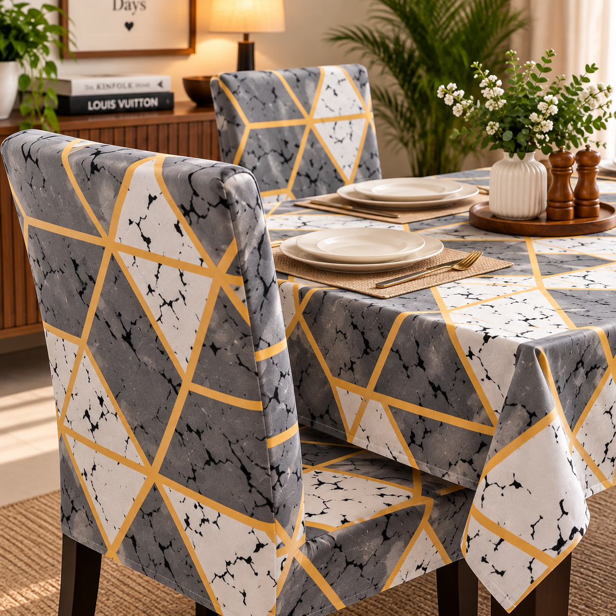 Japanese Art – Premium Dining Set Cover