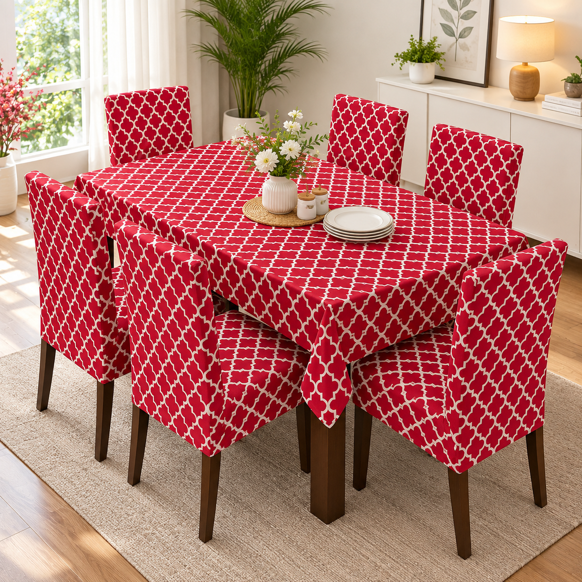 Red Diamond – Premium Dining Set Cover