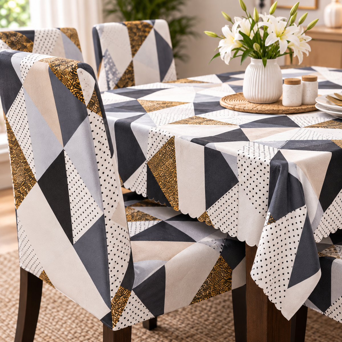 Shades Of Prism – Premium Dining Set Cover