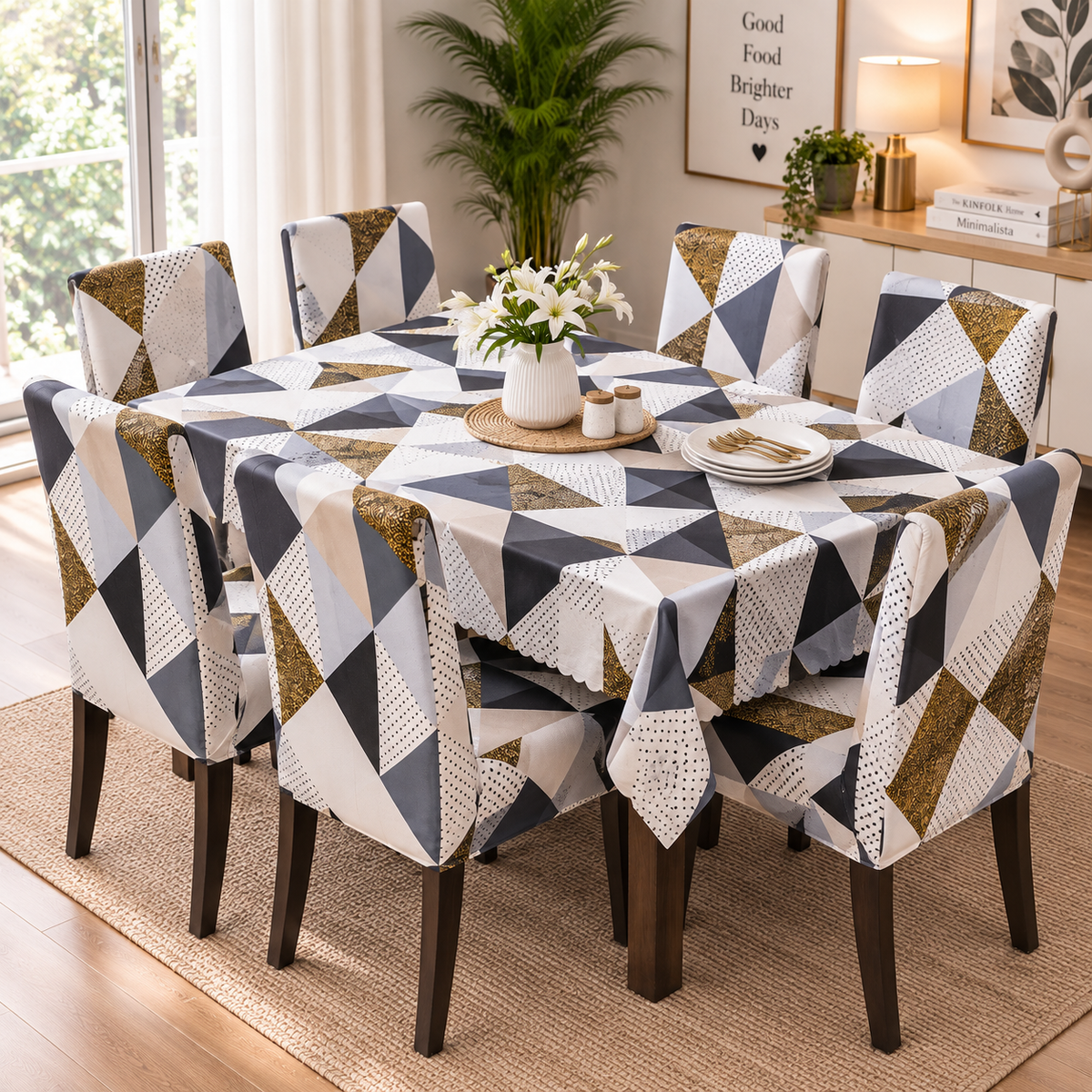 Shades Of Prism – Premium Dining Set Cover