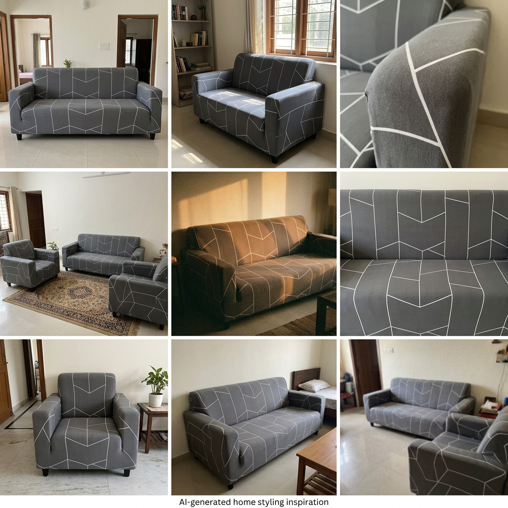 Grey Hexagon nine-photo home inspiration