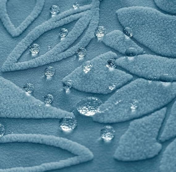 Majestic Jacquard Light Blue Elastic Chair Cover – Stretchable, Dustproof, Machine Washable