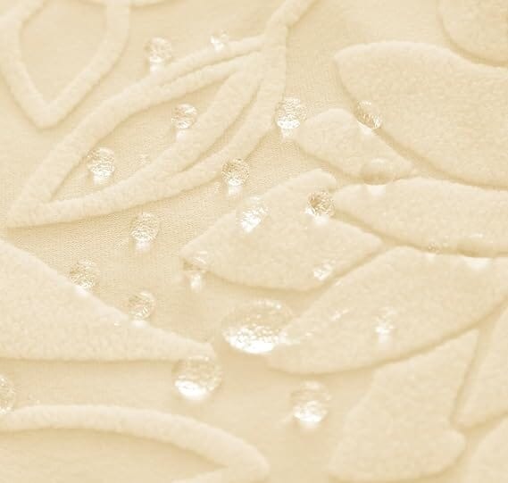 Majestic Jacquard Musturd Elastic Chair Cover – Stretchable, Dustproof, Machine Washable