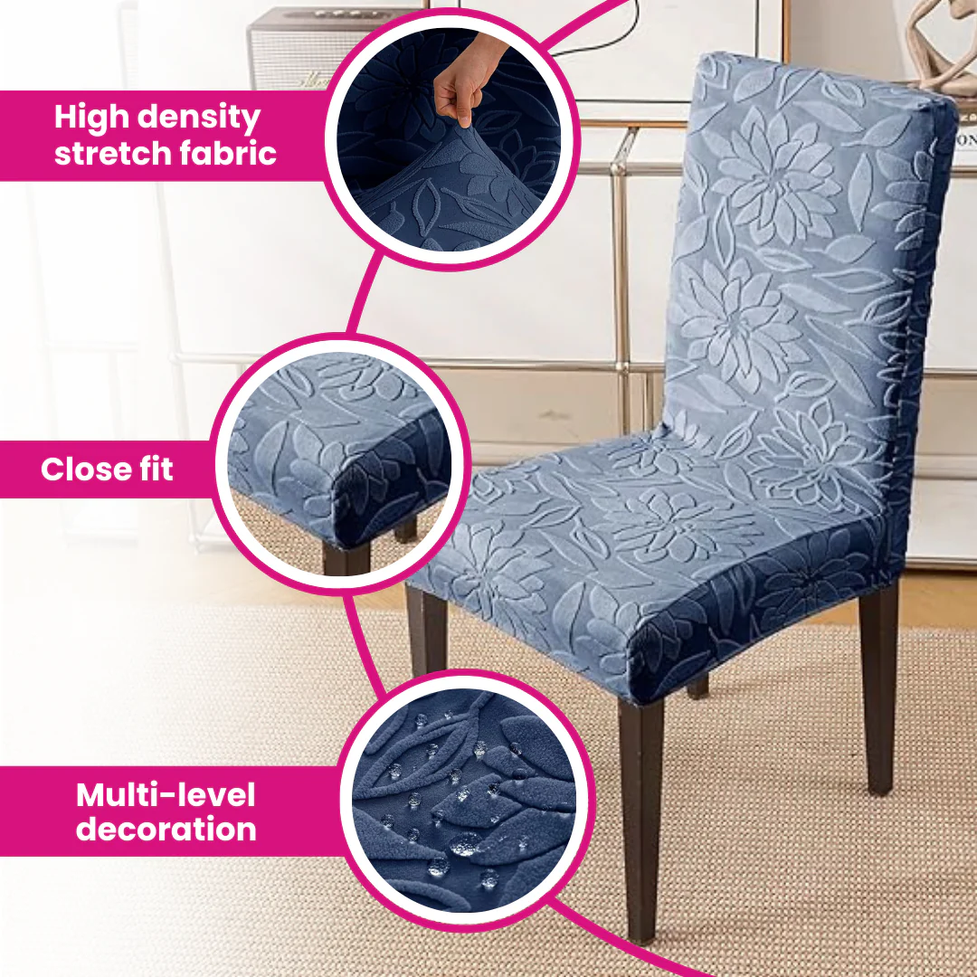 Majestic Jacquard Pastol Green Elastic Chair Cover – Stretchable, Dustproof, Machine Washable