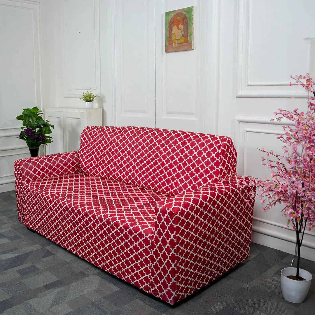 Red Diamond - Luxury Quality Strechable & Dust-proof Sofa Cover