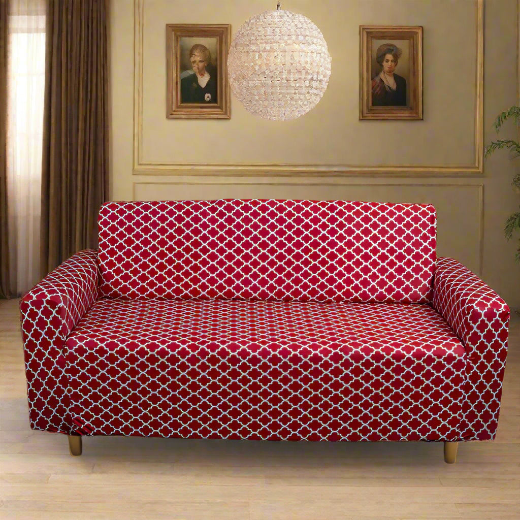 Red Diamond - Luxury Quality Strechable & Dust-proof Sofa Cover