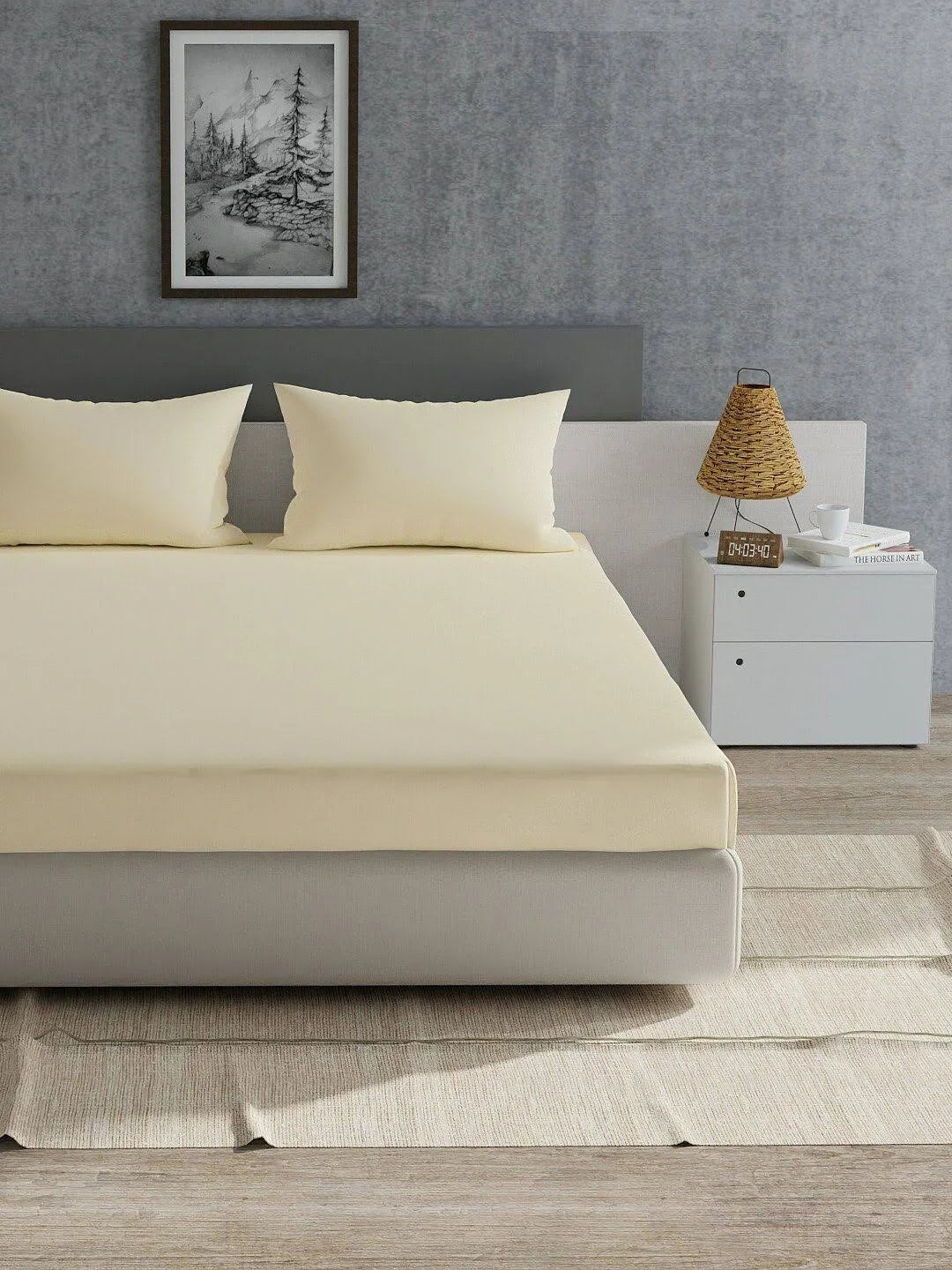 100% Dustproof & Water Resistant + 360°  Elastic Fitted Mattress Protector