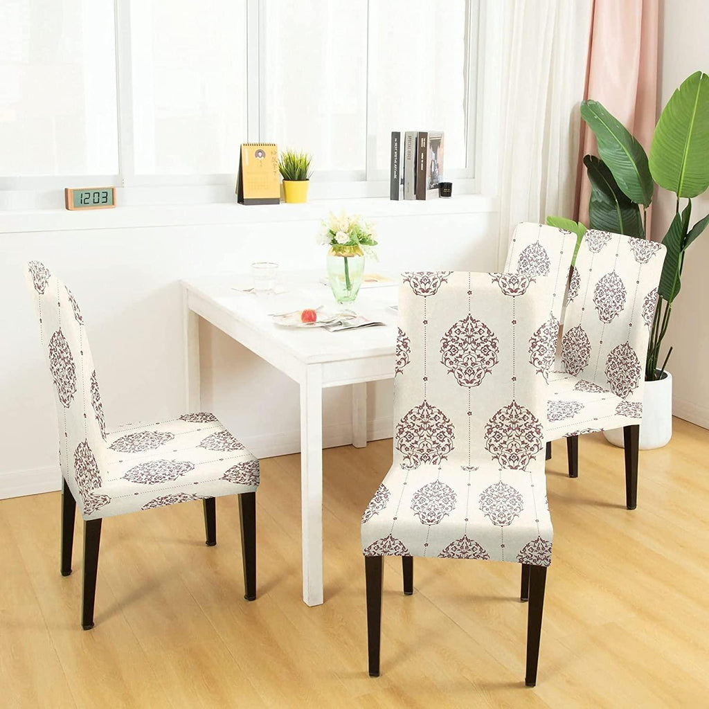 Luxury Cream Chair Cover - Dustfree, Stain Free, Water Resistance & Machine Washable