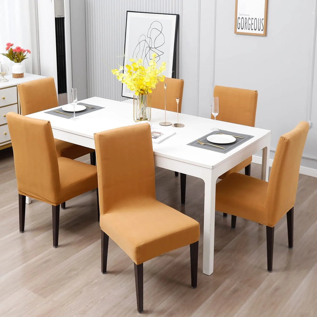Plain Geruwa  Chair Cover - Dustfree, Stain Free, Water Resistance & Machine Washable
