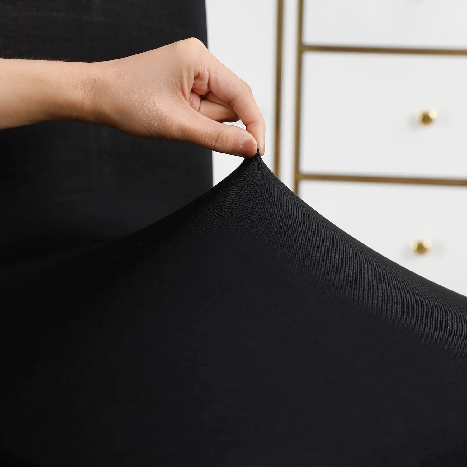 Plain Black Chair Cover - Dustfree, Stain Free, Water Resistance & Machine Washable