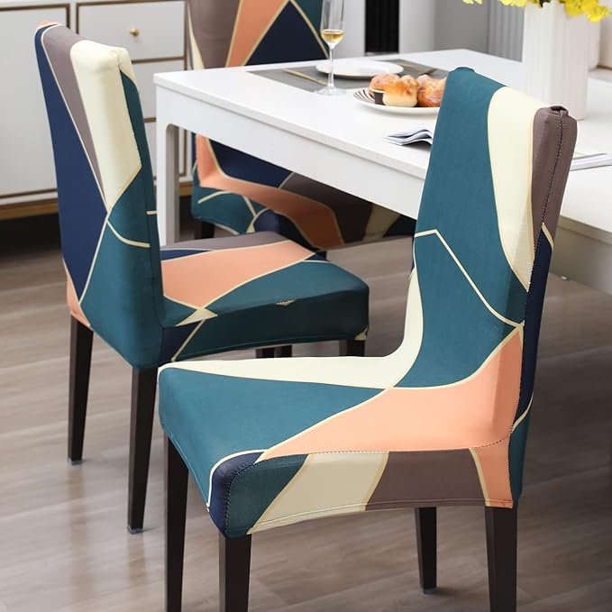 Peach Prism Chair Cover