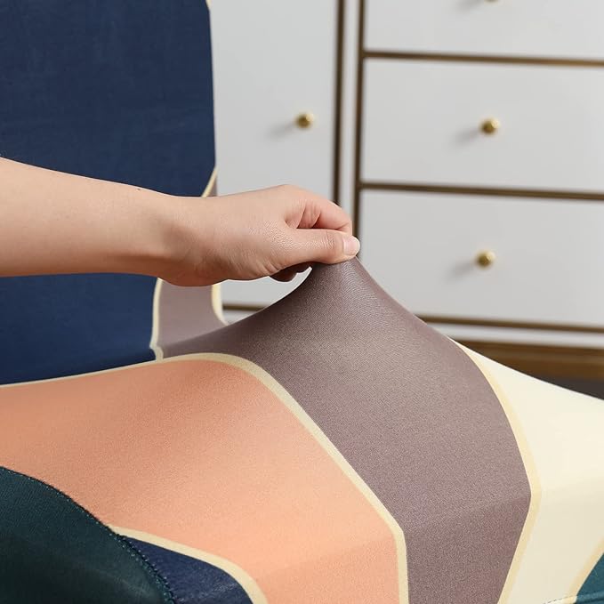 Peach Prism Chair Cover